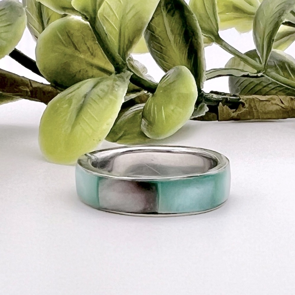 TURQUOISE COLOR RING - Picture 3 of 6